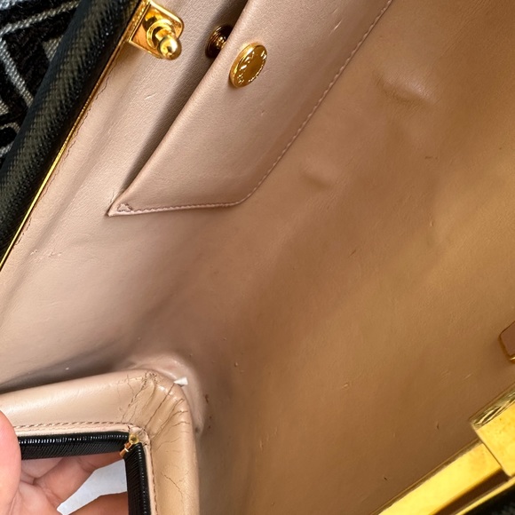 Prada Saffiano Black Clutch (used) - Picture 13 of 15
